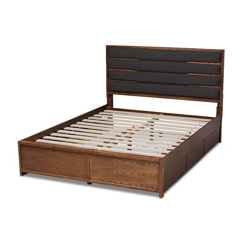 Baxton Studio Elin Two Tone Queen Bed