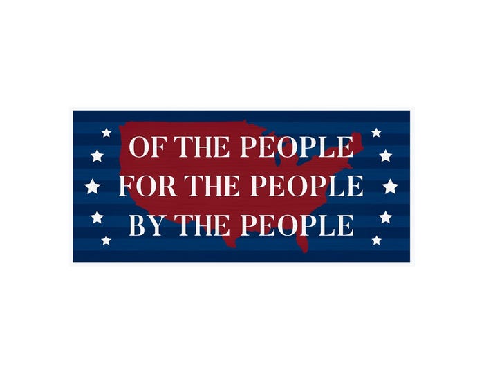 P. Graham Dunn Of The People 15.75 x 5.5 Sign - Q00943RK