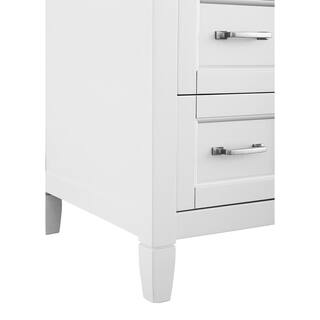 Home Decorators Collection Ashburn 36 in. W x 21.75 in. D Vanity Cabinet in White ASWA3621DL