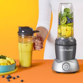 NutriBullet Select 32 oz. 2-Speed Gray Blender with Additional Pitcher and Lids NB-50200