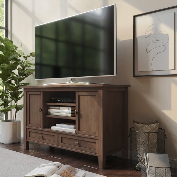 WYNDENHALL Norfolk Transitional TV Media Stand For TVs up to 50 inches