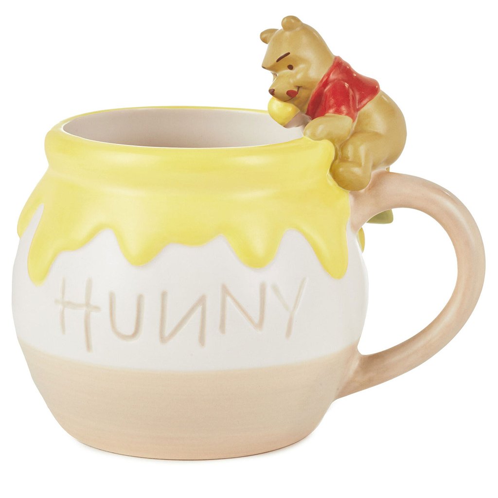 Hallmark  Disney Winnie the Pooh Sculpted Mug, 17 oz.