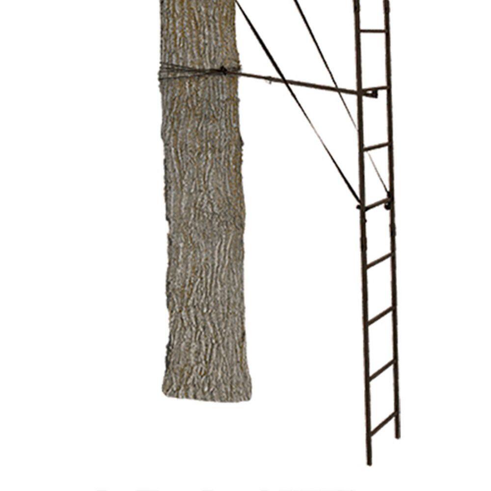 BIG GAME TREESTANDS 17 ft. Warrior DXT Lightweight Portable Hunting Outside Tree Stand Ladder BGM-LS3811