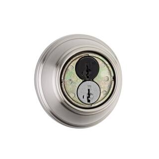 Kwikset 816 Series Satin Nickel Single Cylinder Key Control Deadbolt featuring SmartKey Security 98160-002