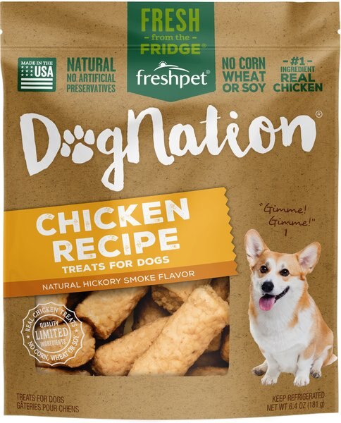 Freshpet Dognation Chicken Recipe Fresh Dog Treats