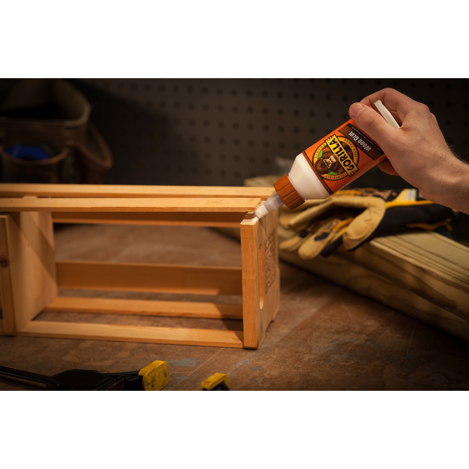 Gorilla Light Tan Wood Glue 18 oz