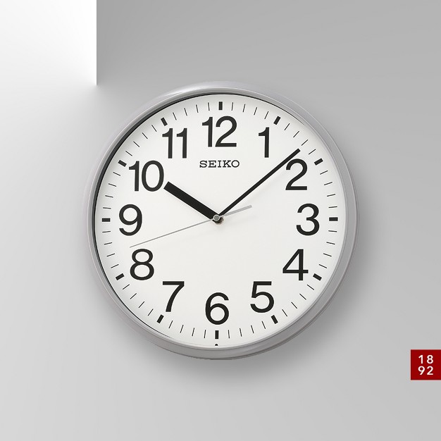 Office Wall Clock Black