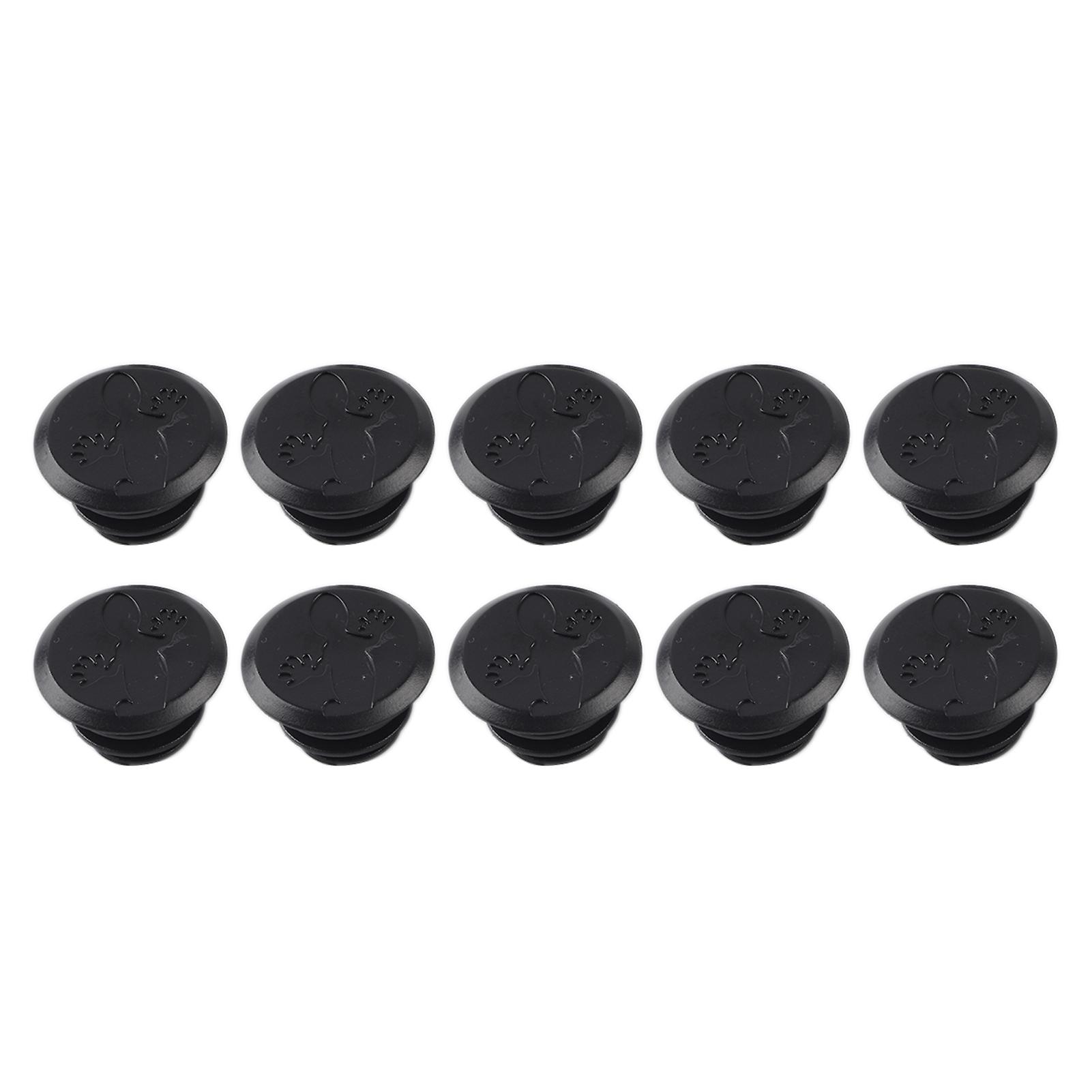 10pcs Plastic Bike Bicycle Handlebar Grip End Cap Plug Cycling Accessory