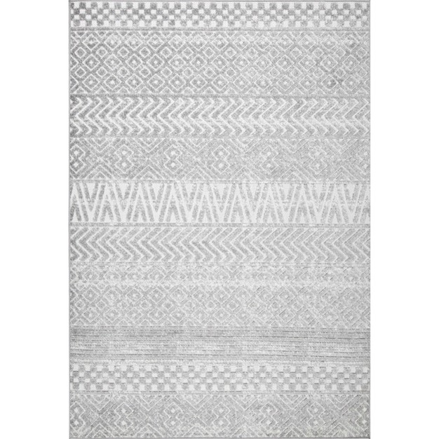 Nuloom Kamryn Bohemian Striped Indoor And Outdoor Area Rug