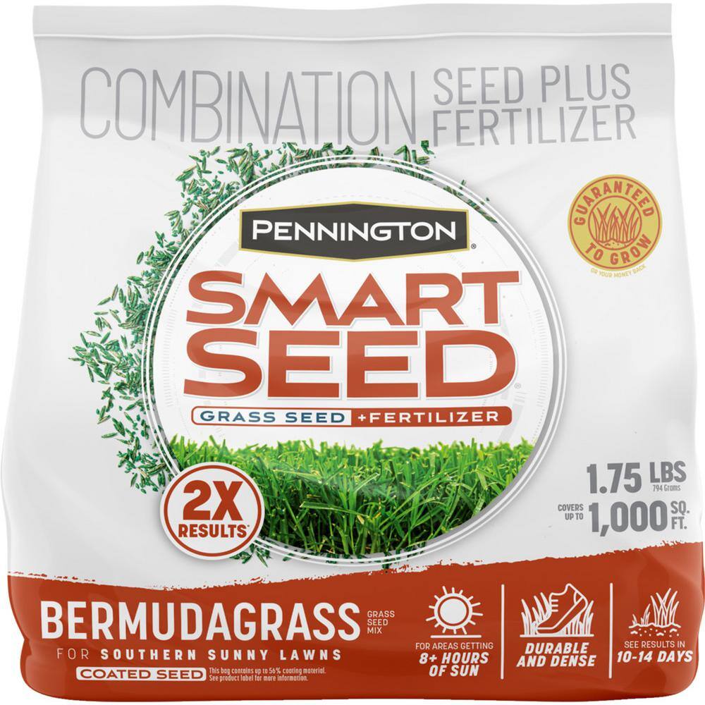 Pennington Smart Seed 1.75 lbs. Bermuda Grass Seed and Fertilizer 100543734