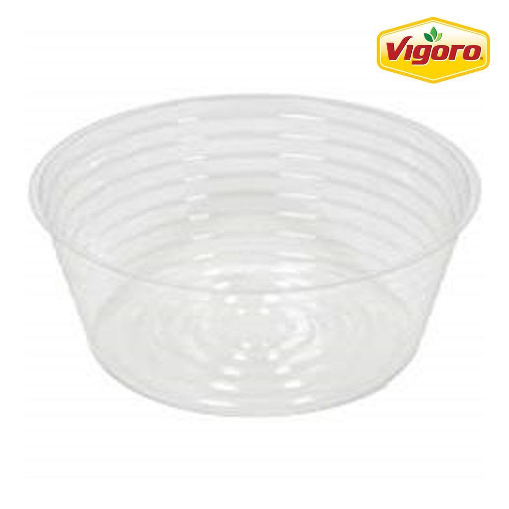 Vigoro 10 in. Medium-Duty Deep Liner Plastic Saucer VG-DL10