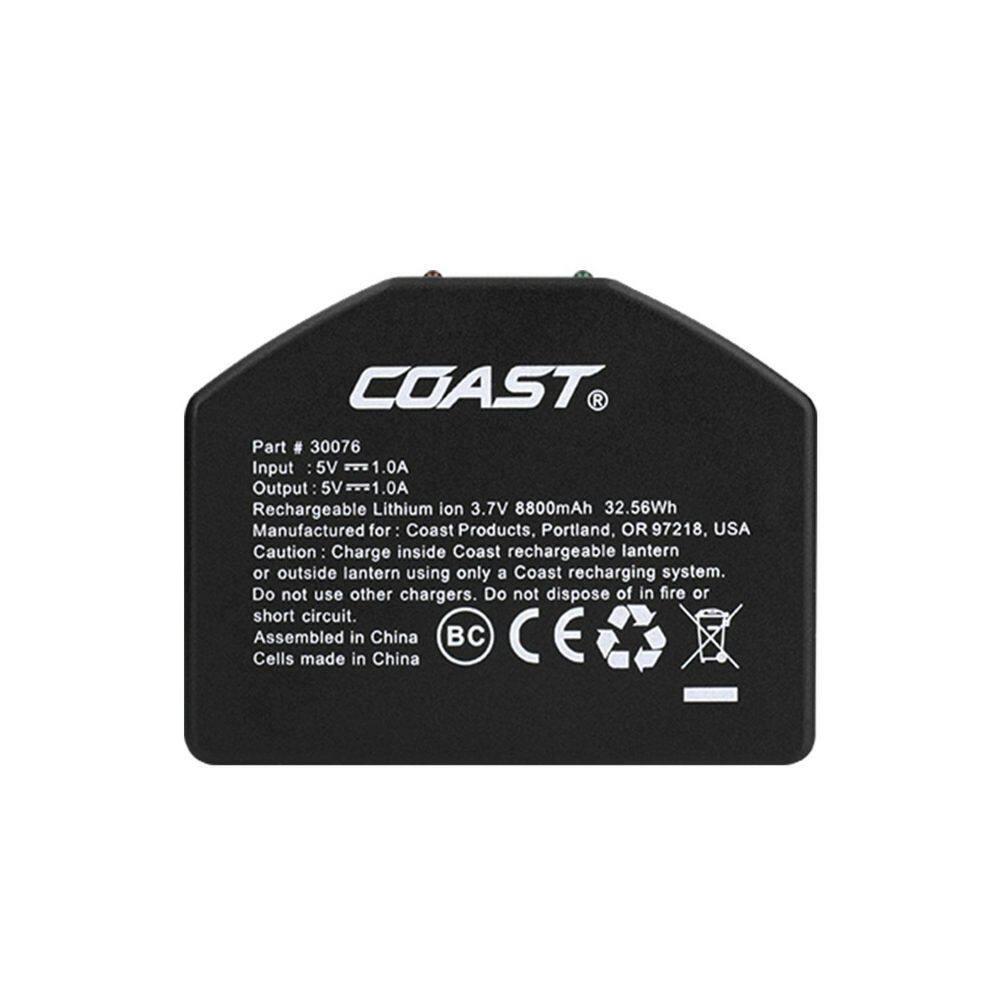 Coast ZX1010 ZITHION-X Micro-USB Rechargeable Battery for EAL26 Lantern ZX1010