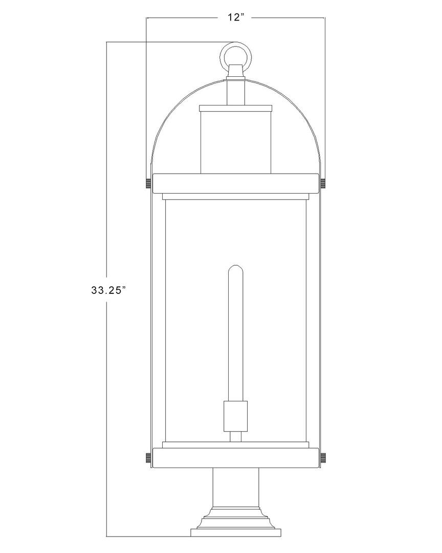 Z-Lite 569PHXL533PMBK