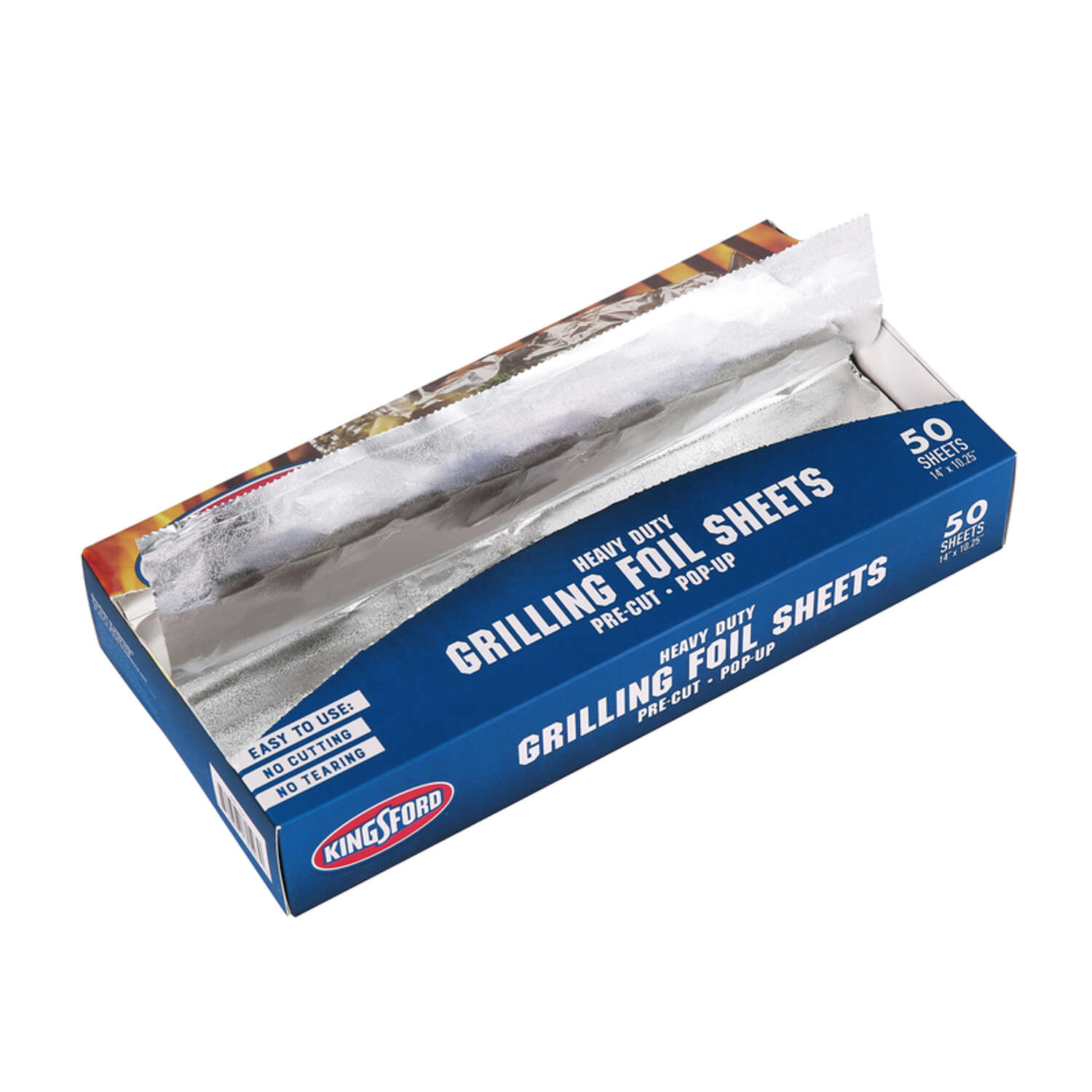 Kingsford Aluminum Grilling Foil Sheets 10.25 in. L X 14 in. W 50 pk