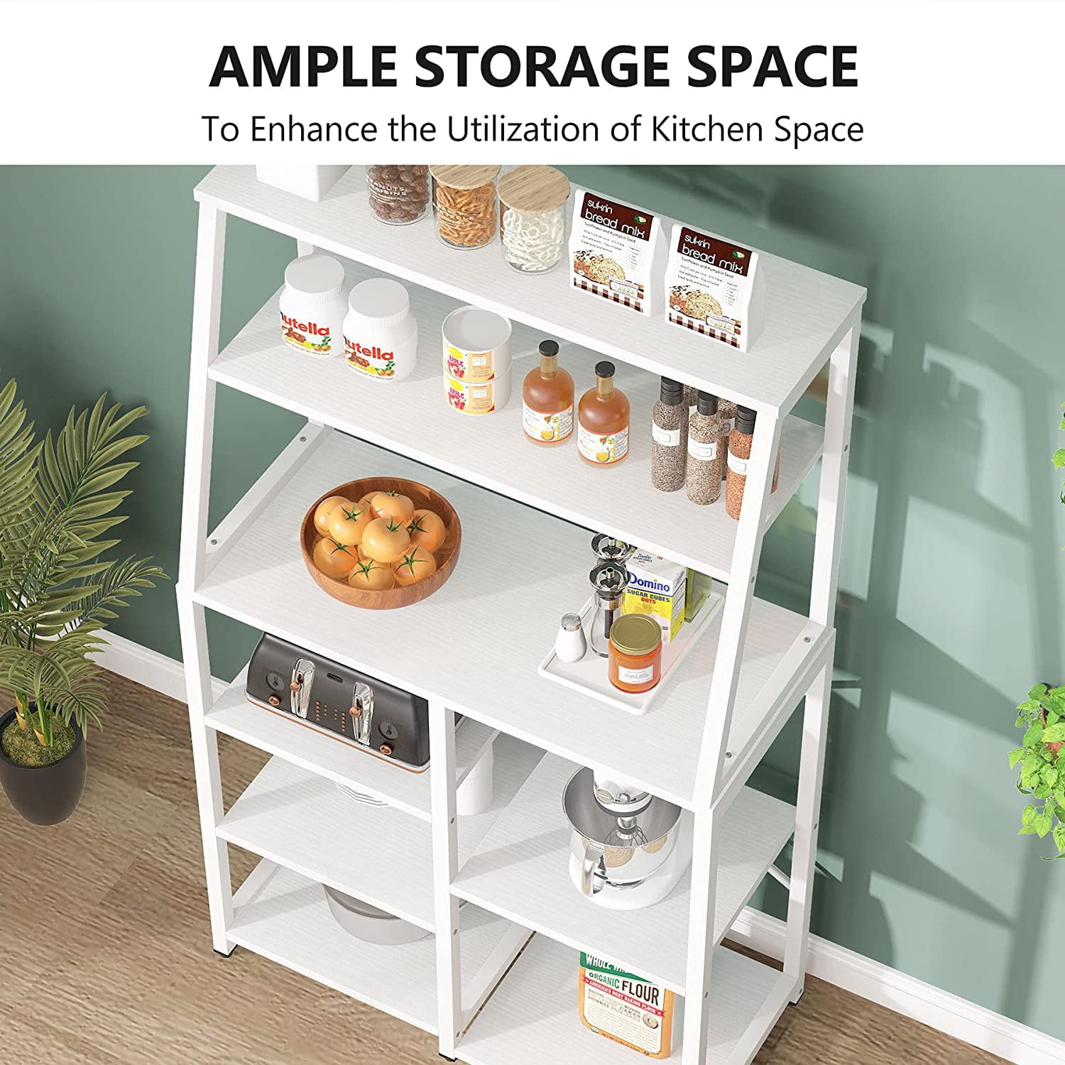 Tribesigns Kitchen Baker’s Rack with Storage Shelves