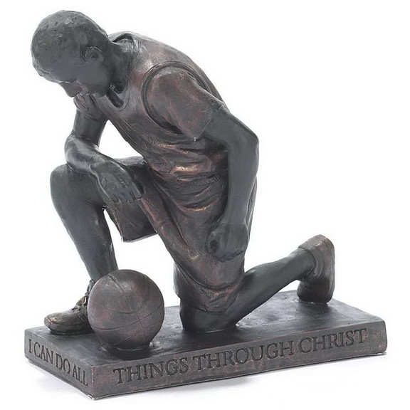 Dicksons FIGRE 58 Basketball Player Prayer Figurin...