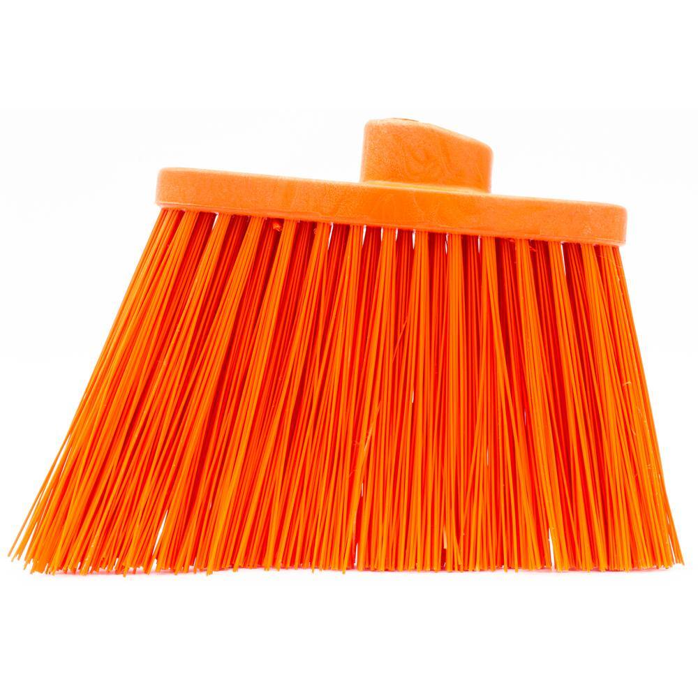 CFS Brands Sparta 12 in. Orange Polypropylene Unflagged Upright Broom Head (12-Pack) 36868EC24