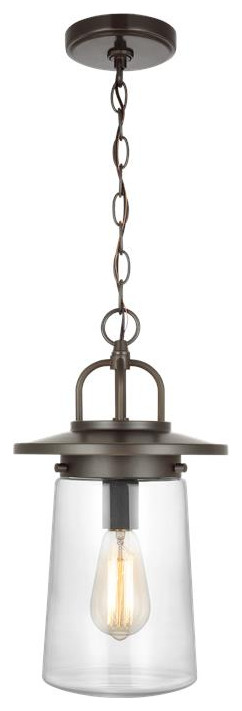 SeaGull Lighting 6208901 Tybee One Light Outdoor Pendant   Transitional   Outdoor Hanging Lights   by The Lighthouse  Houzz