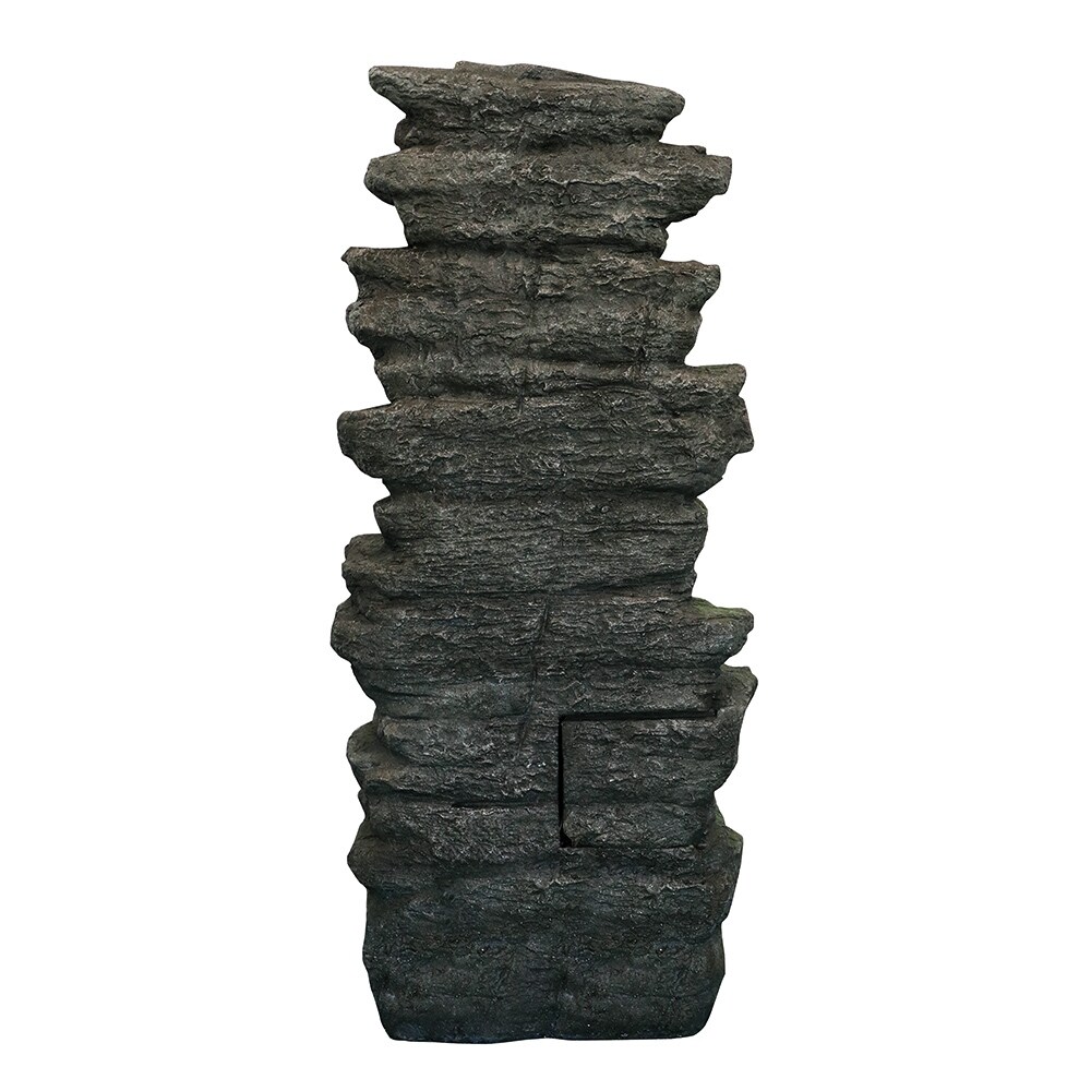 40 inch Cascading LED Waterfall Fountain