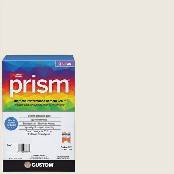 Bedrosians Custom Prism Sanded Grout  17 lb