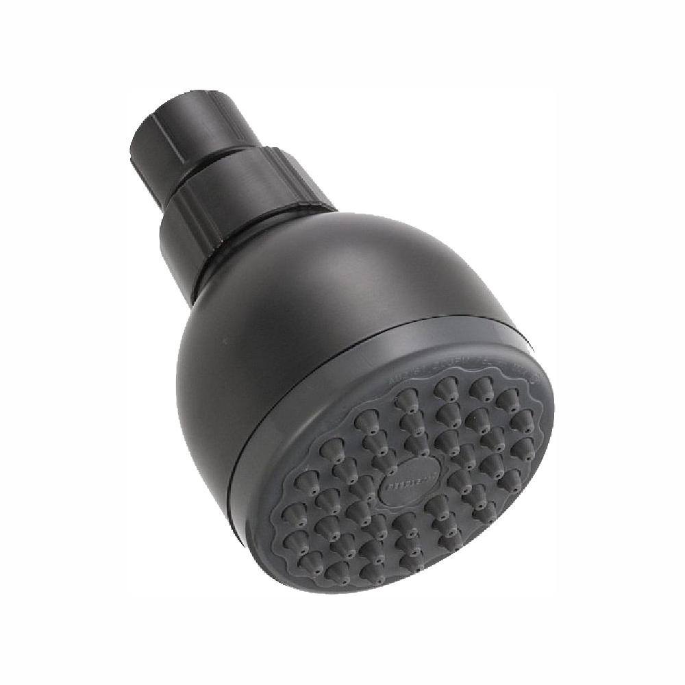 Delta 1-Spray Patterns 1.5 GPM 2.75 in. Wall Mount Fixed Shower Head in Oil Rubbed Bronze RP75572OB