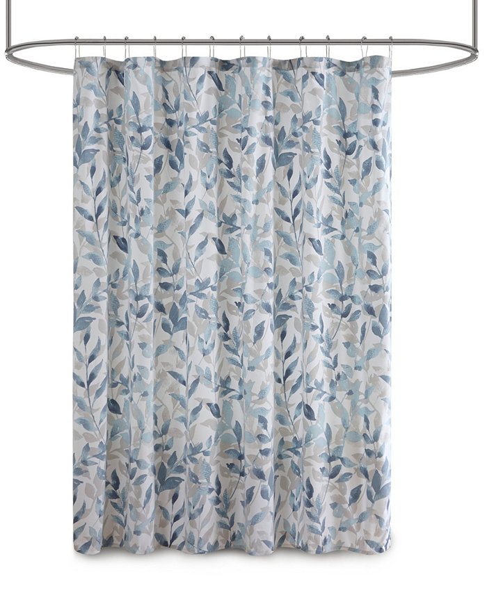 Madison Park Essentials Sofia Botanical Printed Shower Curtain 72 x 72