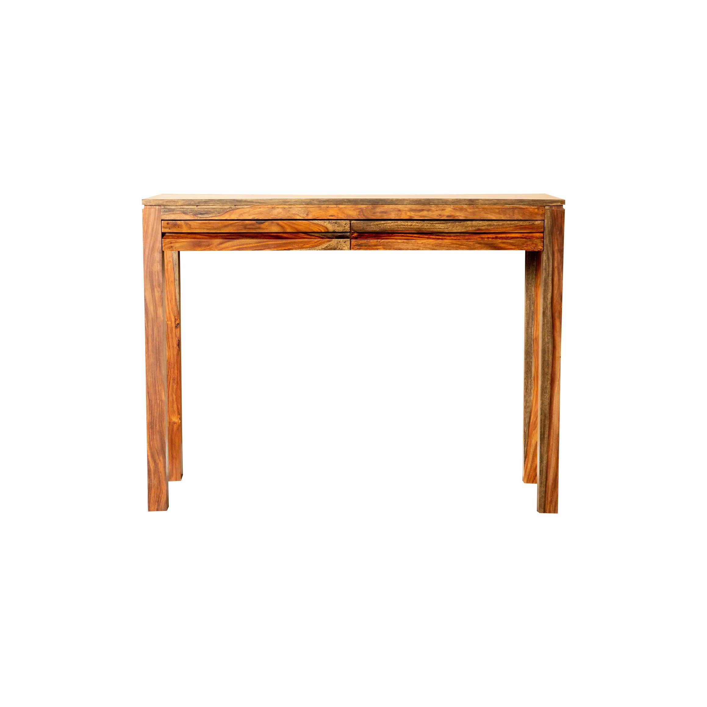 Coaster Furniture Jamesia Warm Chestnut Rectangular 2-drawer Console Table