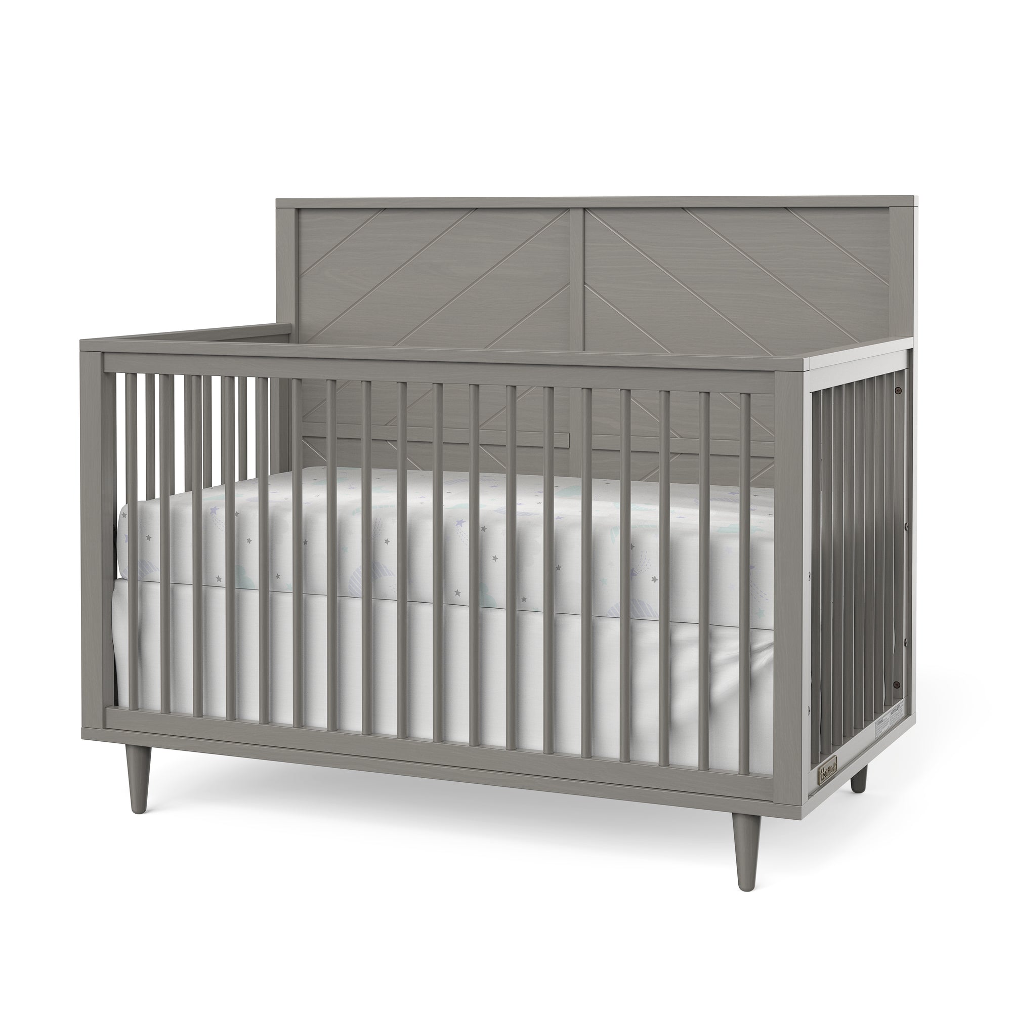 Surrey Hill 4-in-1 Convertible Crib, Lunar Gray