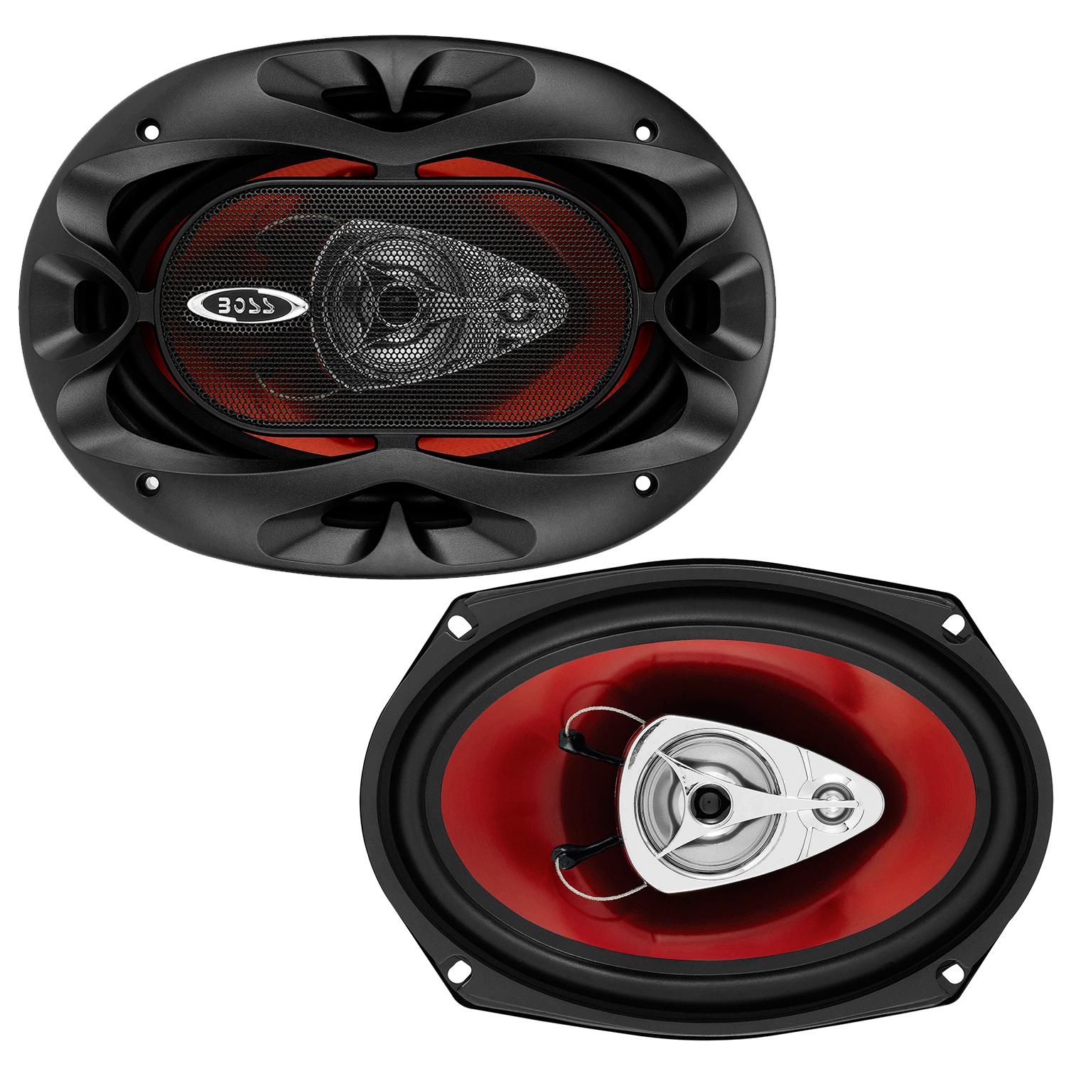 BOSS Audio Systems CH6930 Chaos Series 6 x 9 Inch Car Stereo Door Speakers 8211 400 Watts Max 3 Way Full Range Audio Tweeters Coaxial Sold in Pairs  Crowdfused