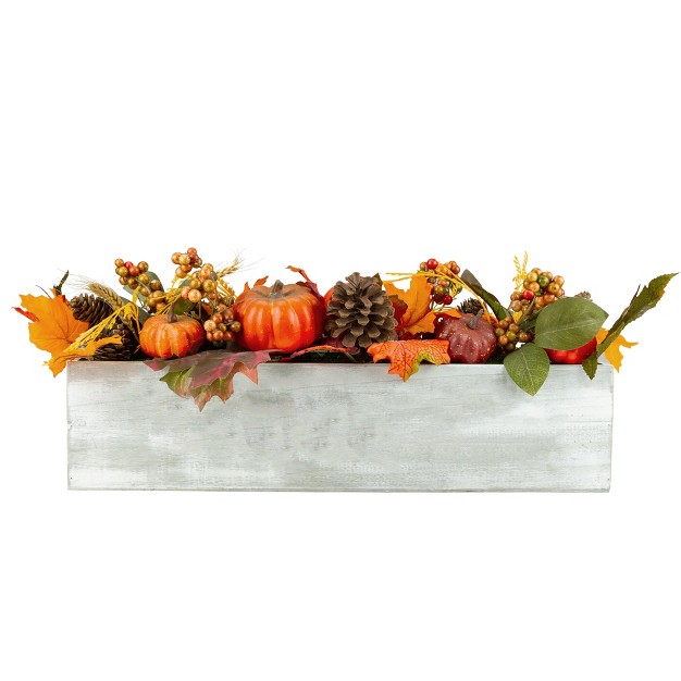 Autumn Harvest Arrangement In A 