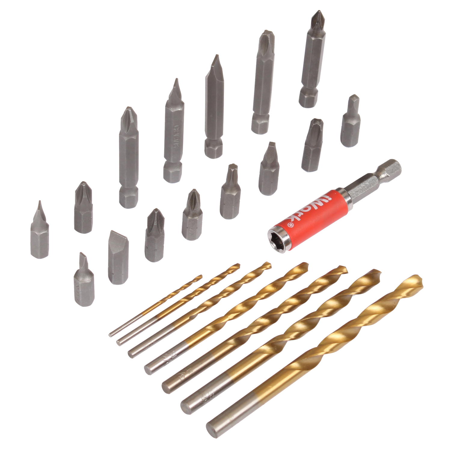 Olympia Tools iWork Titanium HSS Drill and Driver Bit Set 24 pc