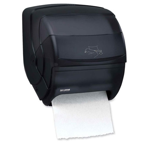 San Jamar Integraandtrade; Lever Action Hard Roll Paper Towel Dispenser | Smoke Gray | SJMT850