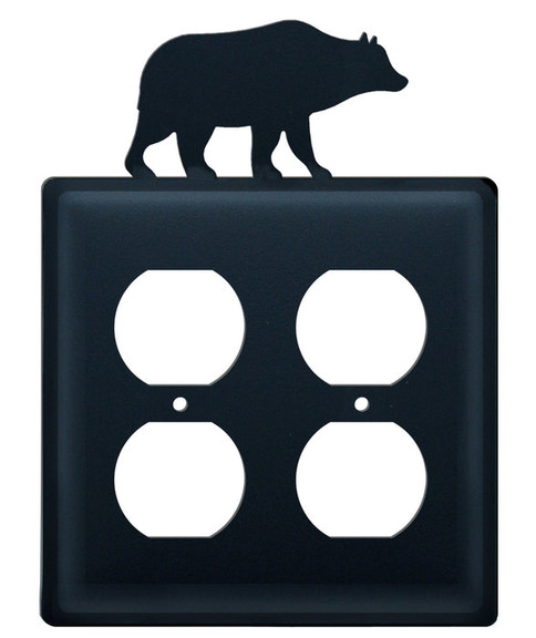 Village Wrought Iron EOO 14 Bear   Double Outlet C...