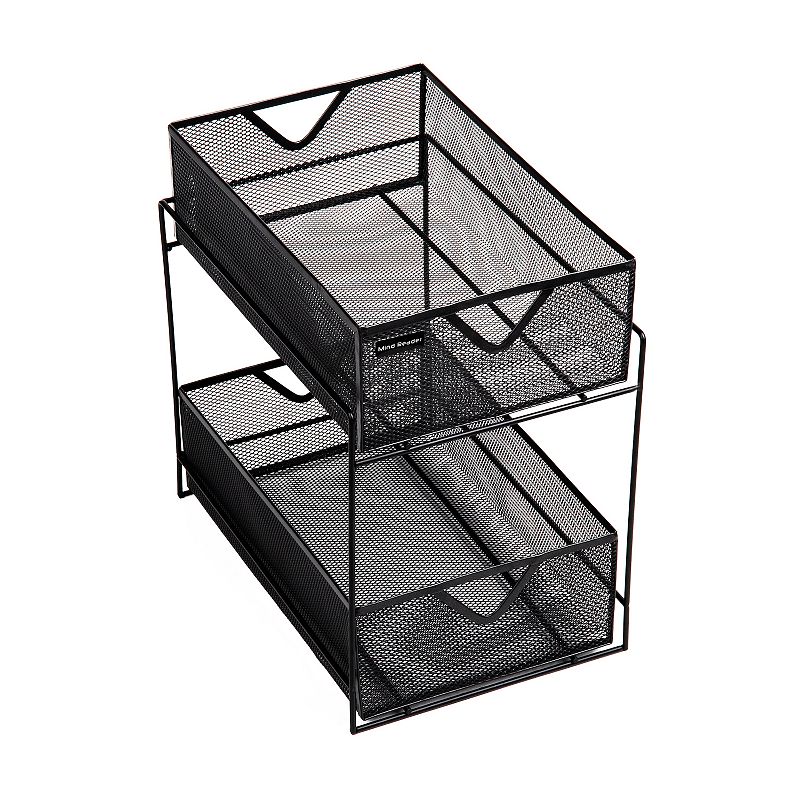 Mind Reader Network Collection 2-Tier Sliding Basket Storage