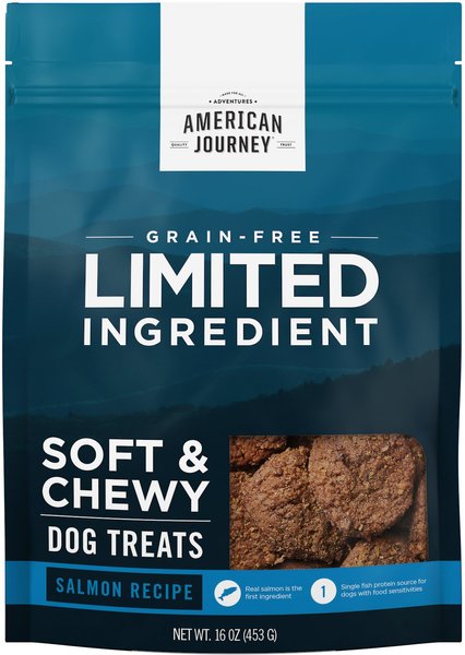 American Journey Limited Ingredient Grain-Free Salmon Recipe Soft and Chewy Dog Treats