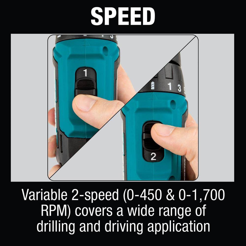 Makita 12V max CXT Lithium-Ion Cordless 38 in. Driver Drill (Tool-Only) FD09Z