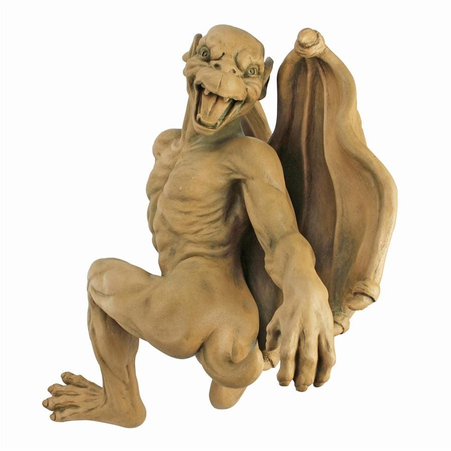 Design Toscano Gaston the Climbing Gothic Gargoyle Statue: Large