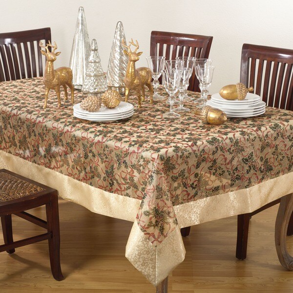 Printed Christmas Tablecloth