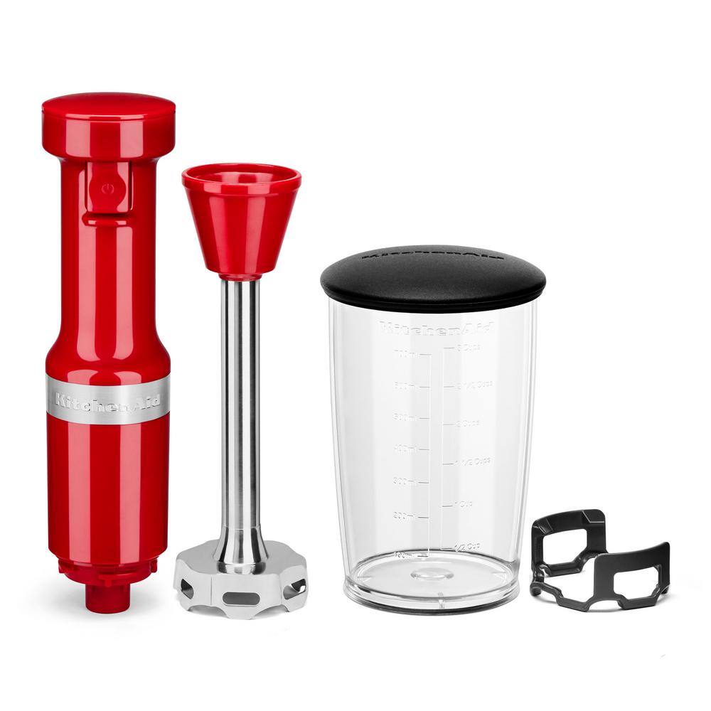 KitchenAid Variable Speed Empire Red Corded Hand Blender KHBV53ER