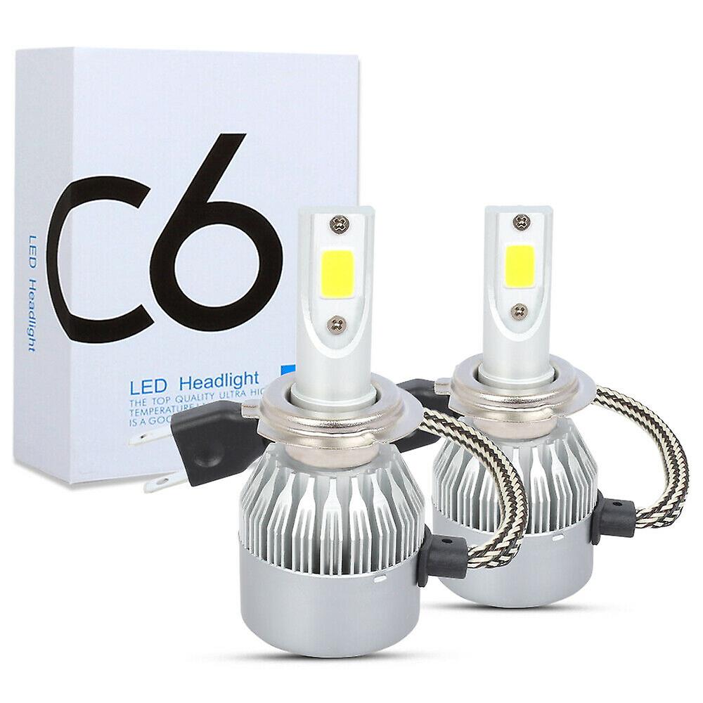 H7 Led Headlight Bulb Conversion Kit High Low Beam Lamp 6000k Bulbs C6 No.67050 No.11488