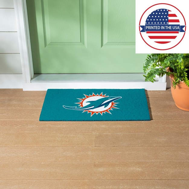 X 28 quot Miami Dolphins Indoor And Outdoor Home Decor