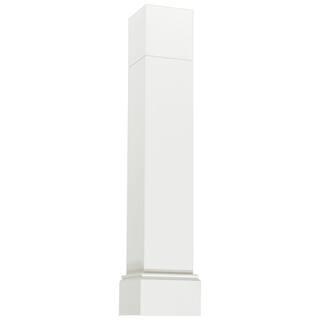 Hampton Bay 5.75x34.5x5.75 in. Decorative Corner Post End Panel in Satin White KADCP6-SW