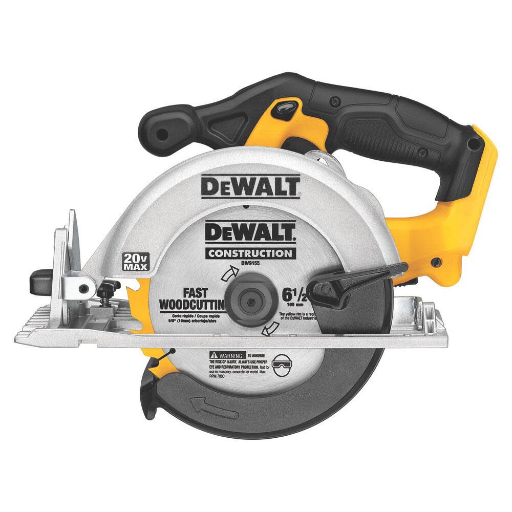 DW 20 V MAX 6 1/2 in Circular Saw 3Ah Kit Bundle DCB230C-DCS391B from DW