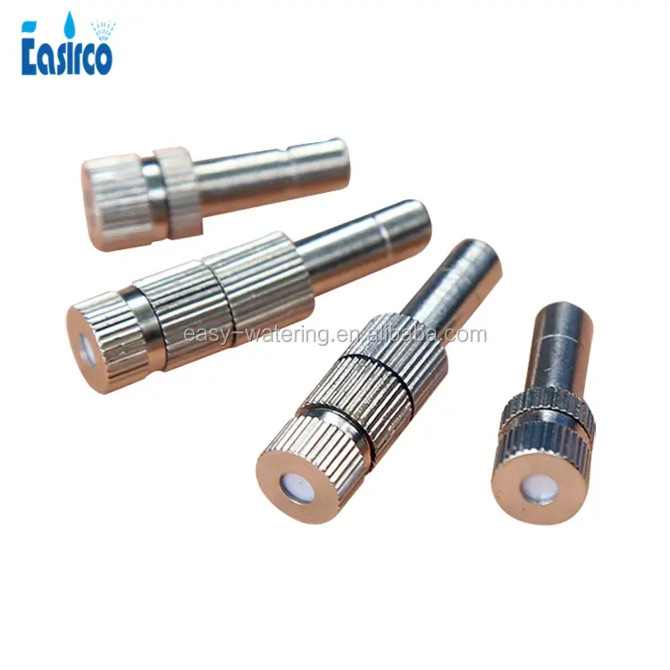 Brass sprayer slip lock mist nozzles quick connecting mist nozzles. nozzle with filter fog machine parts