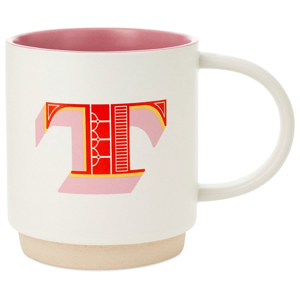 Hallmark  Initial Monogram 16 oz. Mug, T