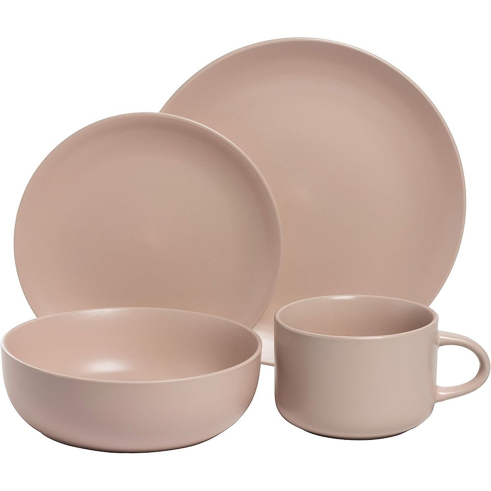 Wazee Matte 32 Pc Coupe Dinnerware Set