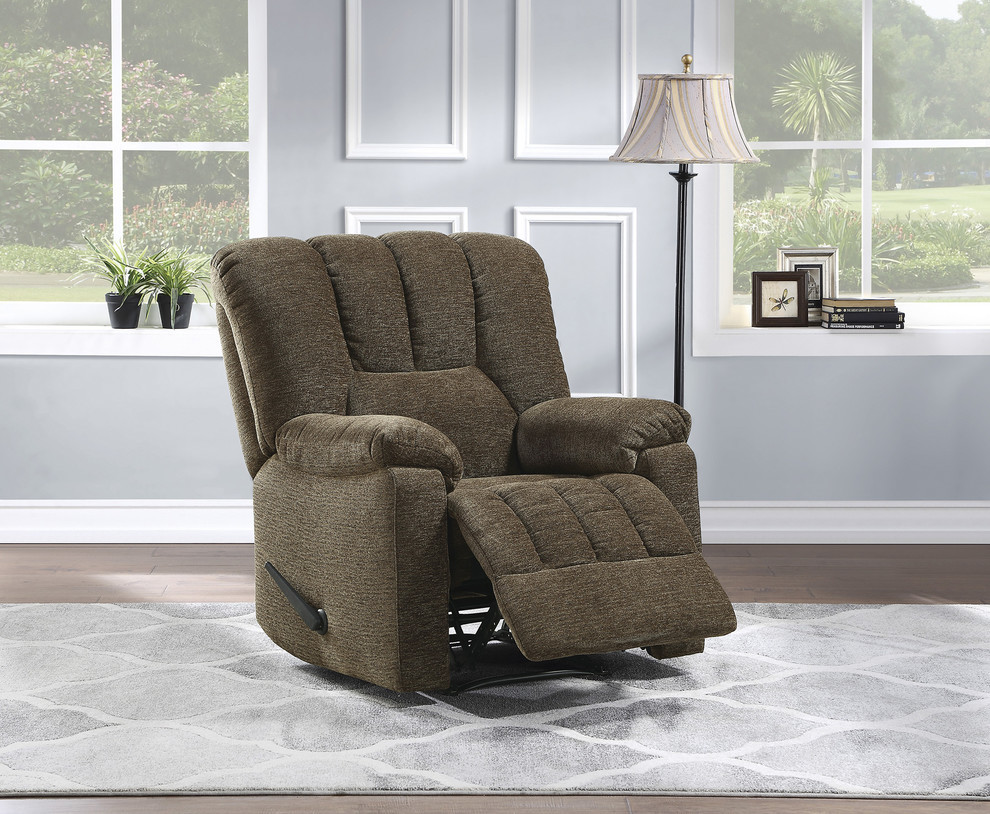 Lance Reclining Chair Collection   Transitional   Recliner Chairs   by Lexicon Home  Houzz