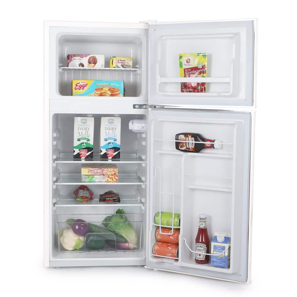 Commercial Cool 45 cu ft TM Retro Mini Fridge in White