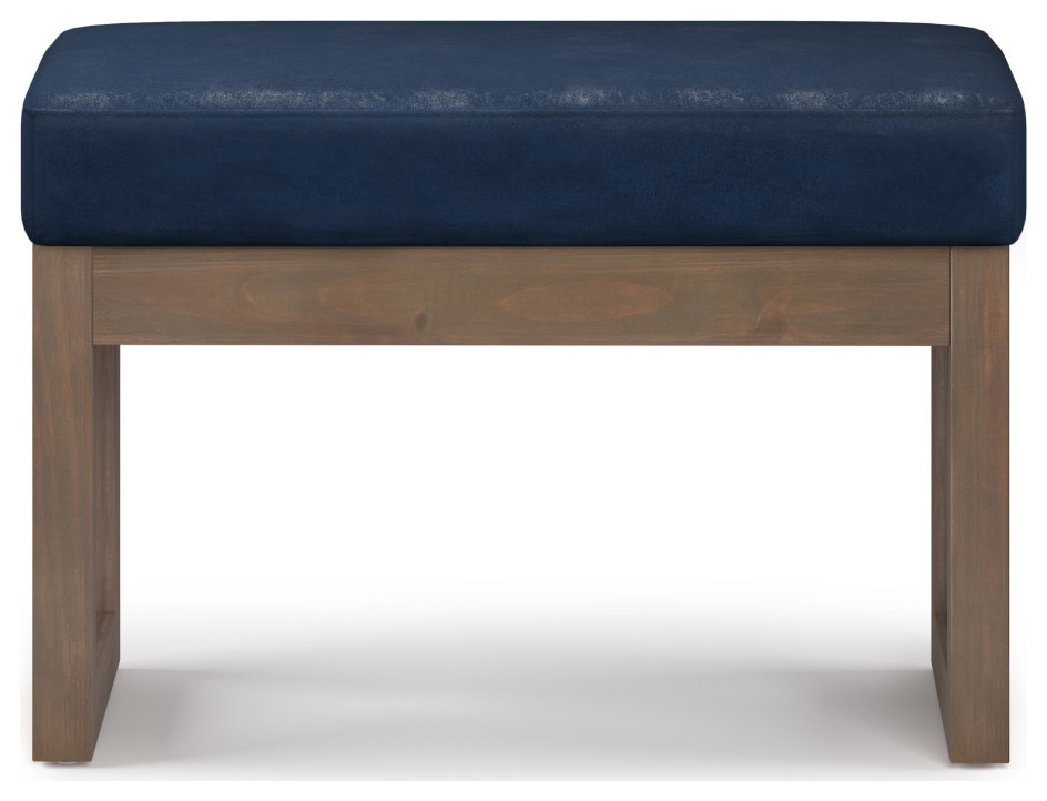 Milltown Footstool Small Ottoman Bench   Contemporary   Footstools And Ottomans   by Simpli Home Ltd.  Houzz