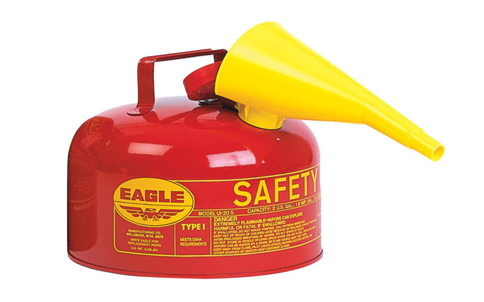 SAFETY CAN GAS MTL 2 GAL